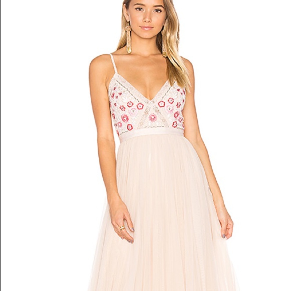 Needle & Thread Tulle Embroider flower lace PROM